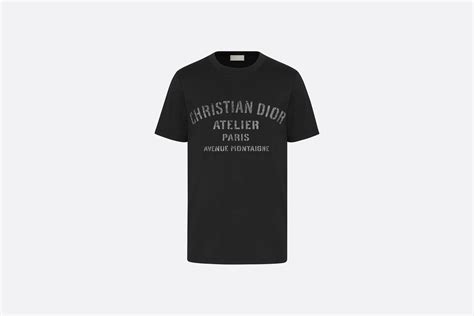 christian dior atelier black t shirt|christian dior jersey price.